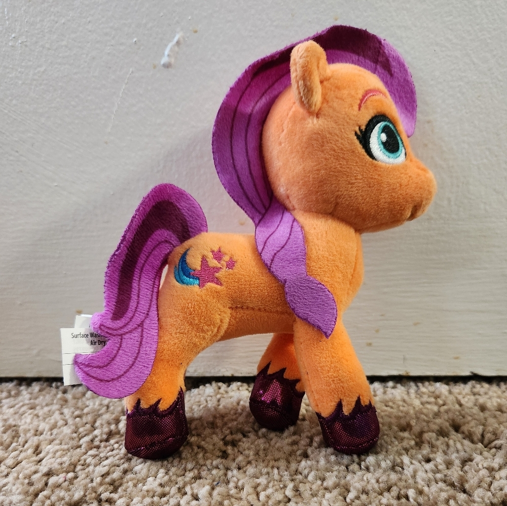 My Little Pony Sunny Starscout Plush Doll - 7" Orange & Purple